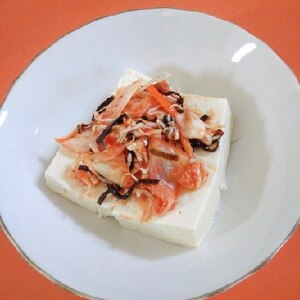 キムチとキャベツのしゃきしゃき豆腐